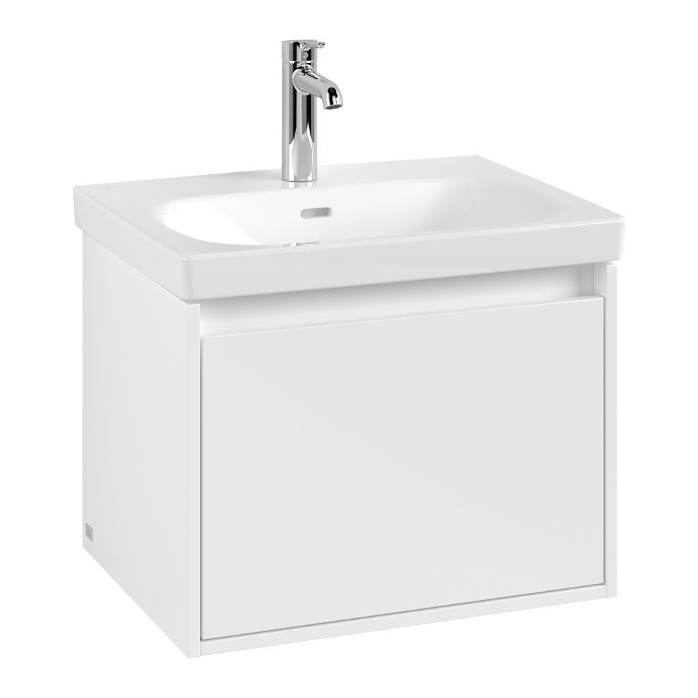 Cutout image of Villeroy & Boch Skyla Brilliant White 600mm Wall-Hung Vanity Unit